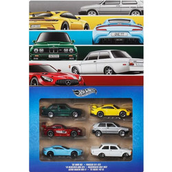 Mattel Hot Wheels Silver Series Euro Style Αυτοκινητάκια Σετ Των 6