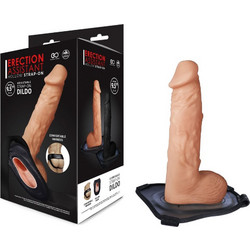 NMC Erection Assistant 9.5" Hollow Harness Strap On με Dildo 24cm Flesh
