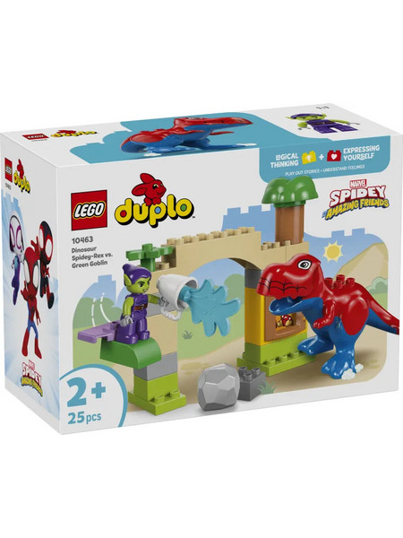 Lego Duplo Dinosaur Spidey-Rex vs Green Goblin για 2+ Ετών 10463