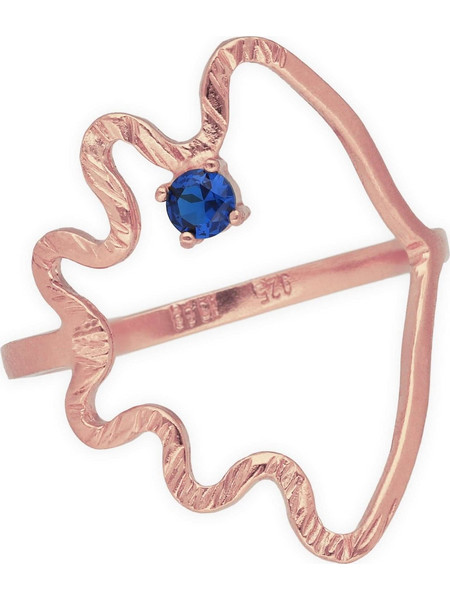 Emmanuela handcrafted for you Γυναικείο Δαχτυλίδι από Ασήμι 925 Ροζ Χρυσό Επιχρυσωμένο με Ζιργκόν 2126GT6