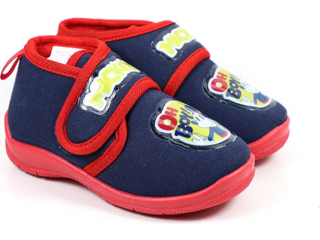 Silverlit Mickey Χειμερινές Παιδικές Παντόφλες Μποτάκια για Αγόρι Navy Μπλε Κόκκινες 1538486