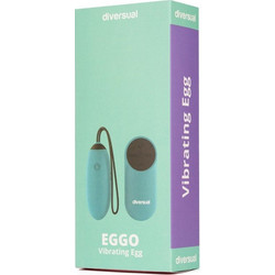 Diversual Eggo Vibrating Egg Δονητής Egg για Ζευγάρια με Τηλεχειριστήριο Τιρκουάζ