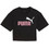 Puma Παιδικό T-Shirt Κοντομάνικο Μαύρο Ροζ 686071-56