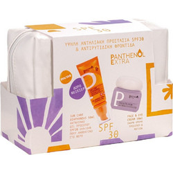 Medisei Panthenol Extra Diaphanous Sun Care Face Gel SPF30 50ml + Face & Eye Cream 50ml