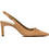 Pedro Miralles Γόβες Slingback Δερμάτινες με Τακούνι Στιλέτο με Φιόγκο Μπεζ 18752