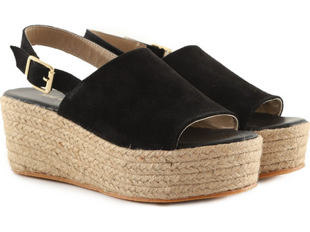 Nine West Sabima Καλοκαιρινές Γυναικείες Πλατφόρμες Χαμηλές Μαύρες 101080591