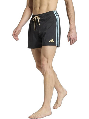 Adidas Ανδρικό Μαγιό Σορτς με Σχέδια Μαύρο KD3472
