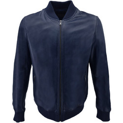 Leather 100 Ανδρικό Μπουφάν Χειμωνιάτικο Δερματίνη Navy Μπλε 08-M-DANIEL