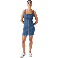 Levi's Mini Καλοκαιρινό Καθημερινό Φόρεμα Τζιν Μπλε 005EW-0003