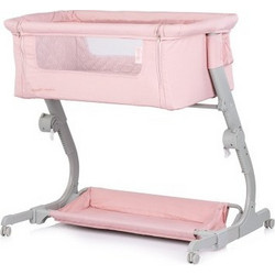 Chipolino Eleganza Λίκνο με Στρώμα & Πλαϊνό Άνοιγμα Pink Marshmallow KOSEL0254PM