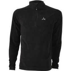 Apu Ανδρική Ζακέτα Fleece με Φερμουάρ Μαύρη 80513