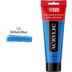 EFO 121 Brilliant Blue Ακρυλικό Χρώμα Ζωγραφικής 120ml