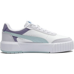 Puma Carina Παιδικά Sneakers Λευκά Βεραμάν Μωβ 403746-06