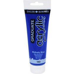 Daler-Rowney Graduate 143 Phthalo Blue Ακρυλικό Χρώμα Ζωγραφικής 120ml