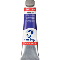 Royal Talens Van Gogh 568 Permanent Blue Violet Ακρυλικό Χρώμα Ζωγραφικής 40ml
