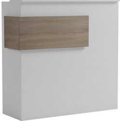 Pakoworld Optima Γραφείο Reception Ξύλινο 110x40x110cm 230-000187