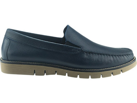 ACE Ανδρικά Μοκασίνια Loafers Δερμάτινα Navy Μπλε 9906-61