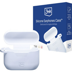 3mk Θήκη Σιλικόνης για Apple AirPods Pro 3 Λευκή
