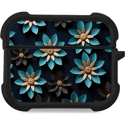 Sonique 3D Flower Series Θήκη Σιλικόνης για Apple AirPods Pro 1 / 2 Γαλάζιo