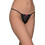 Milena By Paris Γυναικείο Sexy String με Δαντέλα Μαύρο 6910