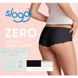 Sloggi Zero Βαμβακερά Γυναικεία Μποξεράκια 2Pack 10193360-0003-0004