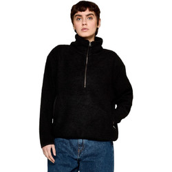 Def Γυναικείο Φούτερ Fleece με Τσέπες Μαύρο DFLJA067-20259