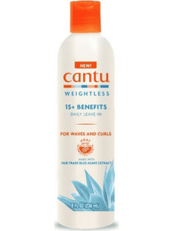 Cantu Weightless 15+ Benefits Leave In Conditioner Κρέμα για Επανόρθωση & Όγκο για Σγουρά Mαλλιά 236ml