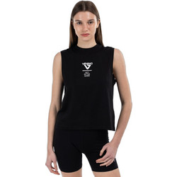 Venimo Γυναικείο Αθλητικό Crop Top Μαύρο 126WCR-769-071