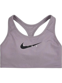 Swoosh Graphic Αθλητικό Μπουστάκι με Μέτρια Στήριξη Λιλά DC5551-531