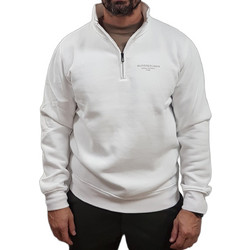 Rebase Ανδρικό Φούτερ Fleece Λευκό 252-RTOP-1050