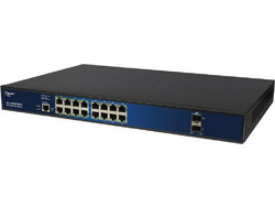 ALLNET ALL-SG8618PM Managed L2 Switch με 16 Θύρες Ethernet 1000Mbps και 2 SFP θύρες