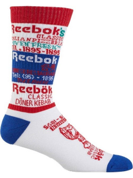 Reebok Ανδρικές Κάλτσες Ψηλές με Σχέδια Πολύχρωμες ED1267