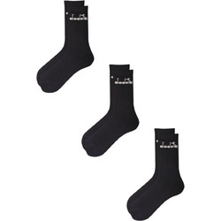 Diadora Βαμβακερές Ανδρικές Κάλτσες Ψηλές Navy Μπλε 3Pack D9055