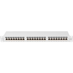 Lanberg PPSA-1024-S Ethernet Patch Panel Rack 1U 24 Θυρών Cat.6a Shielded FTP