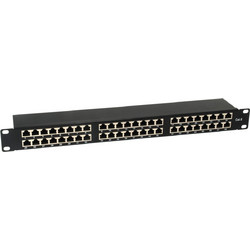 Equip 326449 Ethernet Patch Panel Rack 1U 19" 48 Θυρών Cat.6 Shielded FTP