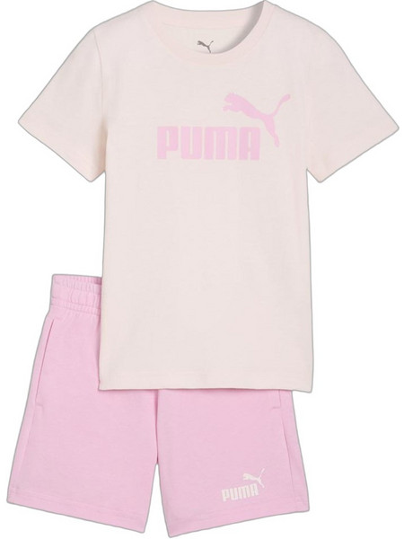 Puma Παιδικό Σετ για Κορίτσι Καλοκαιρινό Μπεζ Ροζ 685240-21