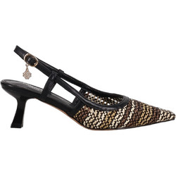 Migato Γόβες Slingback Δερμάτινες με Λεπτό Χαμηλό Τακούνι Μαύρες 100046146-014