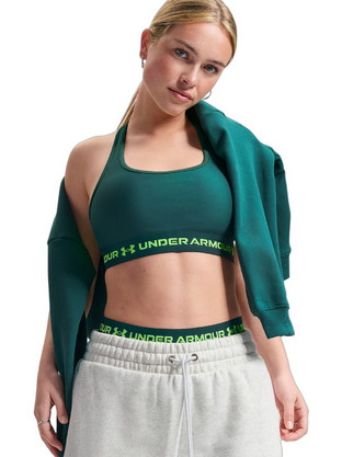 Under Armour Crossback Αθλητικό Μπουστάκι με Μέτρια Στήριξη & Αφαιρούμενη Ενίσχυση Κυπαρισσί 1361034-338