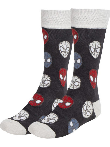 Cerda Marvel Spiderman Ανδρικές Κάλτσες Ψηλές με Σχέδια Ανθρακί 2900002412