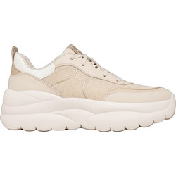 Geox XTors Γυναικεία SneakersFlatforms Μπεζ D651FB 09BBN C1S2L