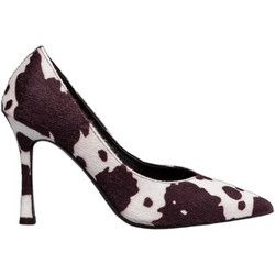Envie Shoes Γόβες Suede με Λεπτό Ψηλό Τακούνι Σοκολατί E02-22083-201