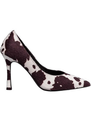 Envie Shoes Γόβες Suede με Λεπτό Ψηλό Τακούνι Σοκολατί E02-22083-201