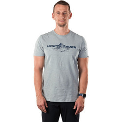 Northfinder Ανδρικό Αθλητικό T-Shirt Γκρι TR-5049OR-368
