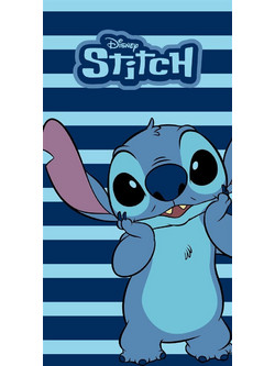 Dimcol Lilo & Stitch 187 Παιδική Πετσέτα Θαλάσσης Microfiber Μπλε 70x140cm