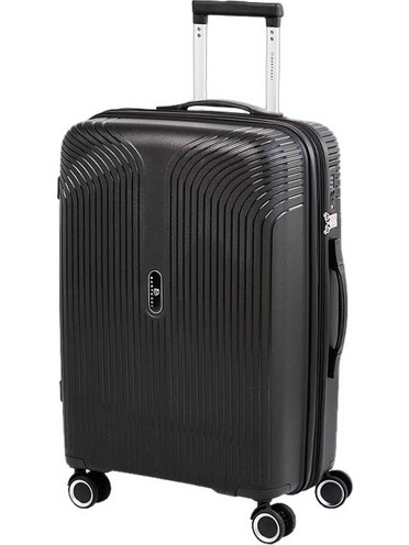 Bartuggi 724-01.51 Βαλίτσα Καμπίνας 56x38.5x22cm με 4 Ρόδες Μαύρη