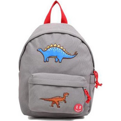 Lyc Sac Dinos Σχολική Τσάντα Πλάτης Νηπιαγωγείου Γκρι 42073