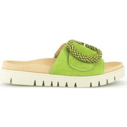 Gabor Γυναικεία Σανδάλια Suede Ανατομικά Lime 63745N-19