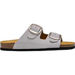 Plakton Γυναικεία Σανδάλια Suede Ανατομικά Λευκά 185983-018