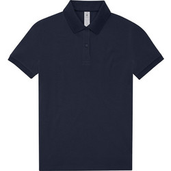 B&C Collection Γυναικεία Μπλούζα Polo Κοντομάνικη Navy Pure Μπλε PW461