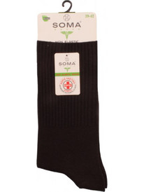 Soma Bamboo Ανδρικές Κάλτσες Ψηλές Σοκολατί SM701